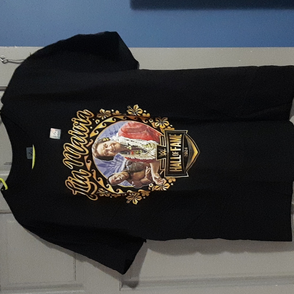 Lia Maivia 2024 WWE Hall of Fame T-Shirt - Black